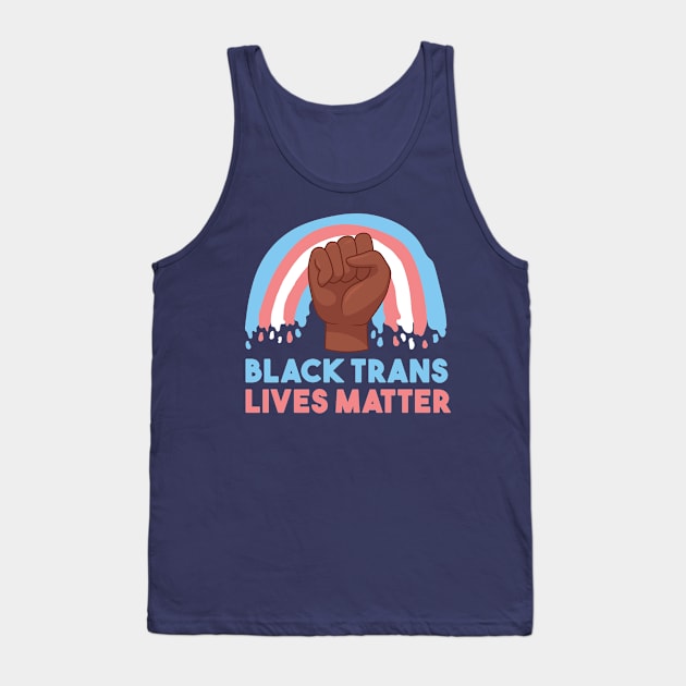 BLACK TRANS LIVES DESIGN Tank Top by elaissiiliass